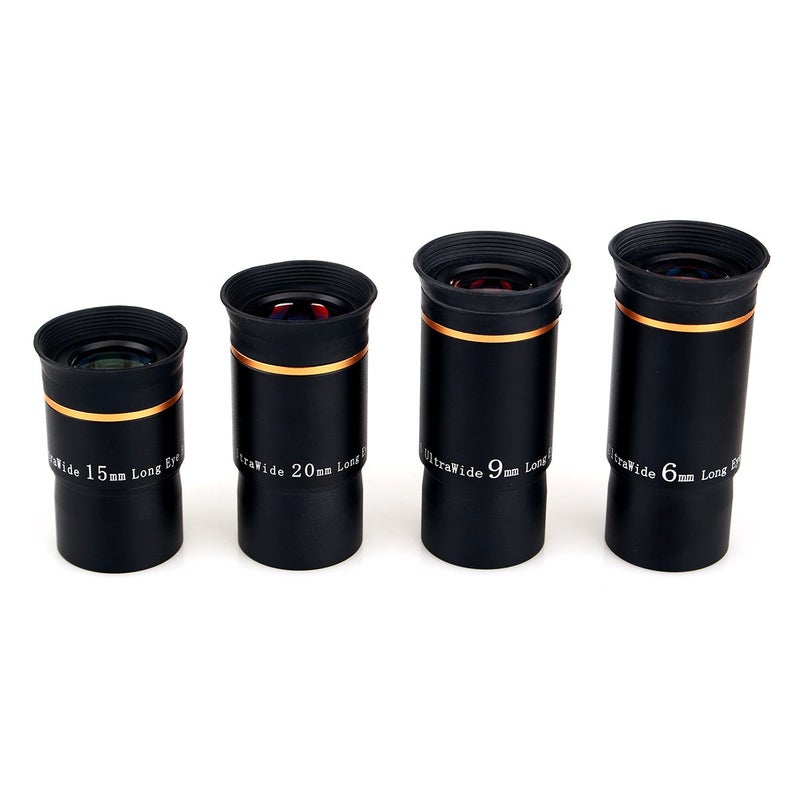 SVBONY Telescope Eyepiece Fully Multi Coated 1.25 inches Telescope Lens 66 Degree Ultra Wide Angle HD Telescope Accessory (6mm 9mm 15mm 20mm) - Image 1